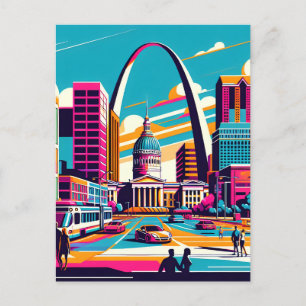 St Louis, Missouri The Gateway Arch Postcard