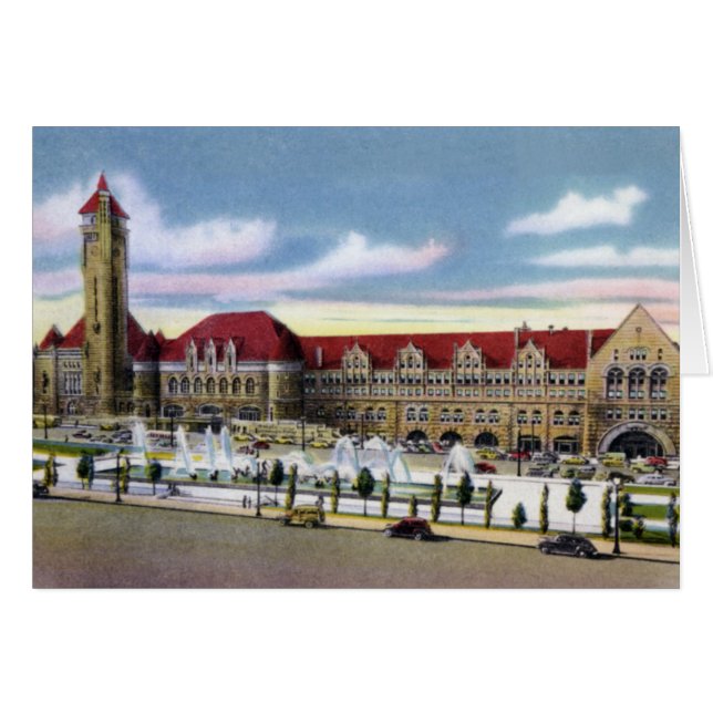 St. Louis Missouri Union Station and Fountains (Front Horizontal)