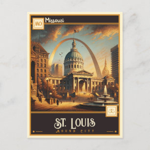 St Louis, Missouri     Vintage Postcard