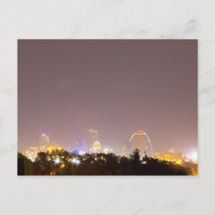 St. Louis, MO at Night Postcard