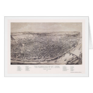 St Louis, MO Panoramic Map - 1894