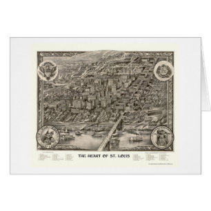 St. Louis, MO Panoramic Map - 1907