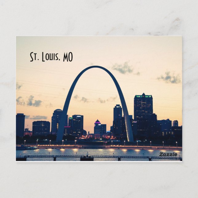 St. Louis, MO Postcard (Back)