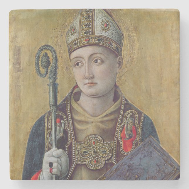St. Louis  of Toulouse Stone Coaster (Front)