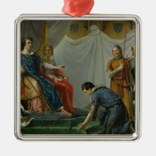 St. Louis  Pardonning Mauclerc Metal Tree Decoration