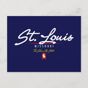 St. Louis Script Postcard