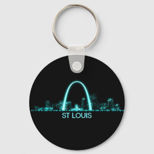 St Louis Skyline Key Ring