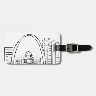 St. Louis Skyline Luggage Tag