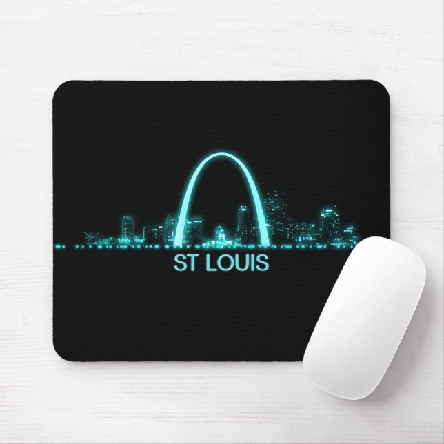 St Louis Skyline Mouse Pad (With Mouse)