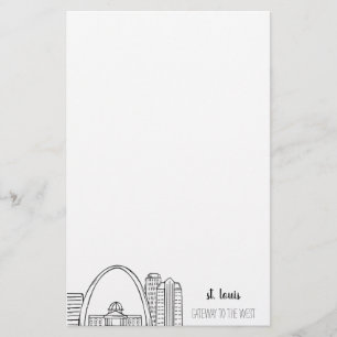 St. Louis Skyline Stationery