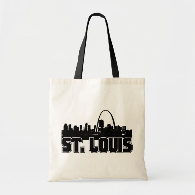 St Louis Skyline Tote Bag (Front)
