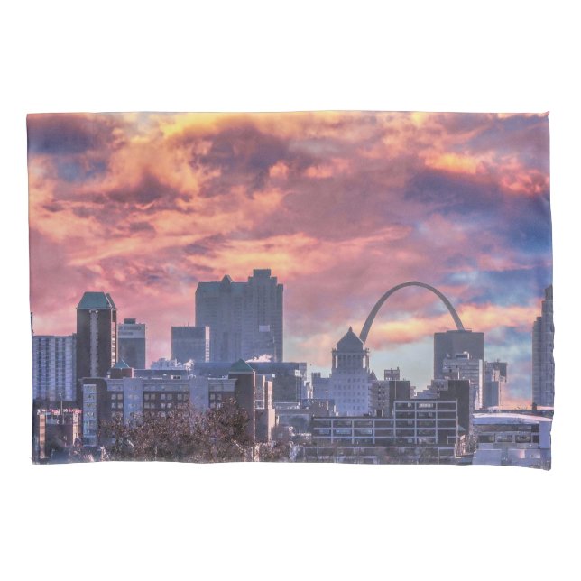 St. Louis Sunrise Pillowcase (Front-Left)