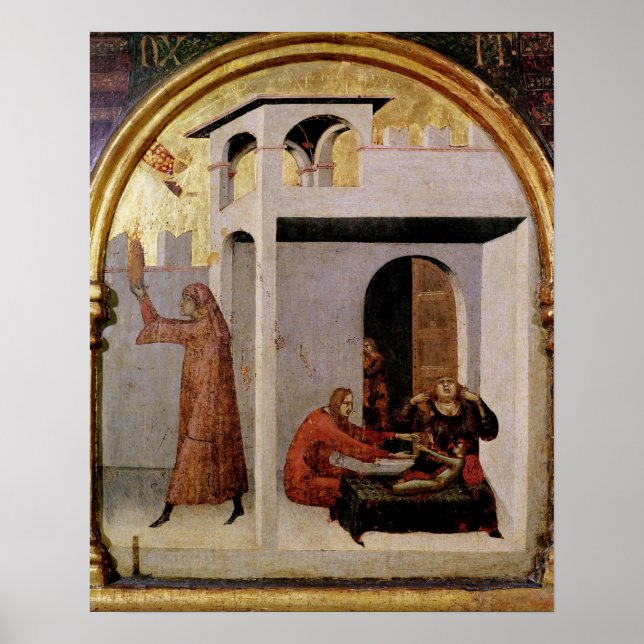 St. Louis Toulouse  appearing at bedside sick Poster (Front)