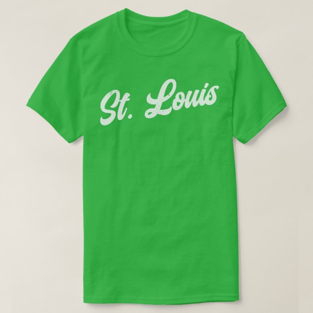 St Louis Vintage St Louis dinals T-Shirt (Design Front)