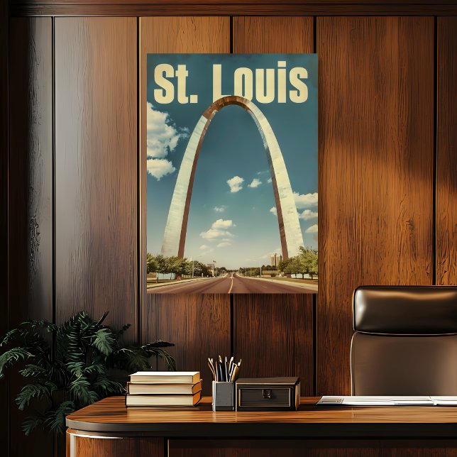 St. Louis Vintage Travel Poster (Creator Uploaded)
