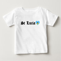 St Lucia Blackletter Saint Lucian Flag Carnival