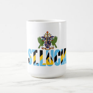 St. Lucia Clear Bag Caribbean Stadium Ready Coffee Mug