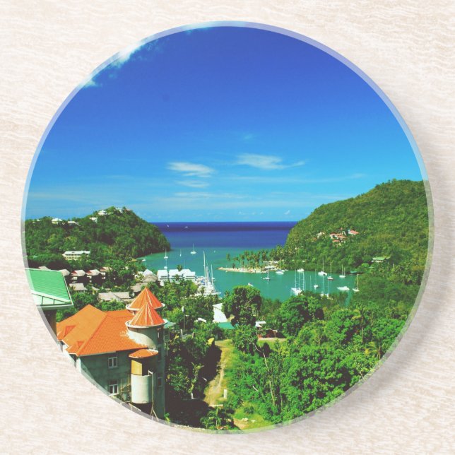St. Lucia Coaster (Front)