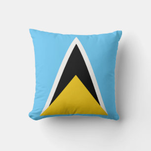 St Lucia Flag  Cushion