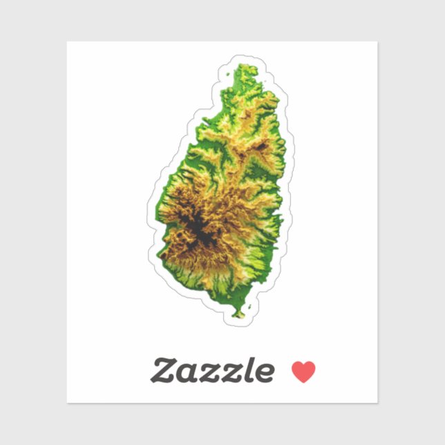 St Lucia Green Map (Sheet)