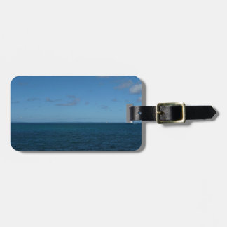 St. Lucia Horizon Blue Ocean Luggage Tag