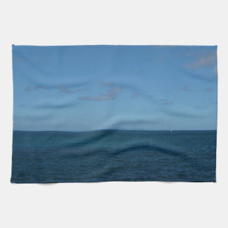 St. Lucia Horizon Blue Ocean Tea Towel