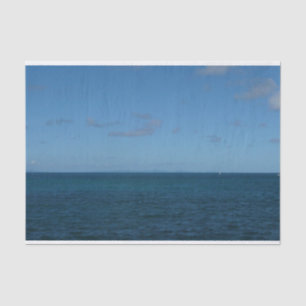 St. Lucia Horizon Blue Ocean Tissue Paper