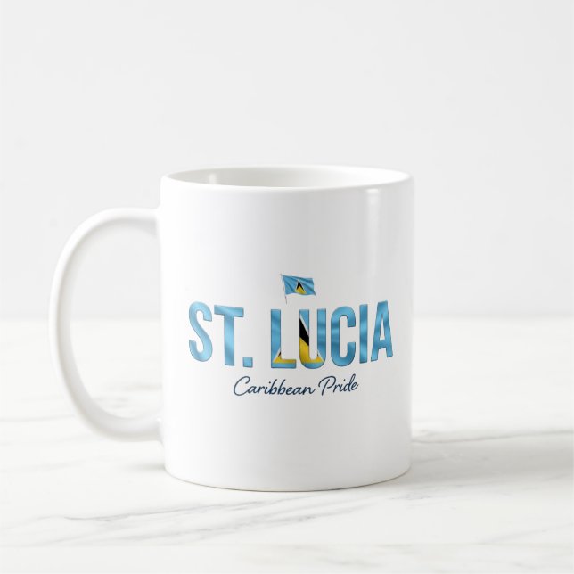 St. Lucia Island Name | Everyday Pride Coffee Mug (Left)