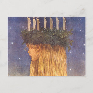 St Lucia John Bauer Postcard