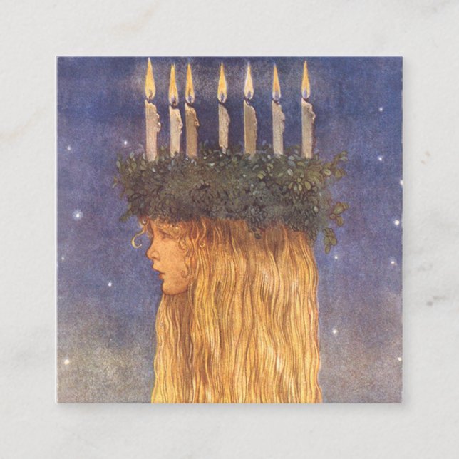 St Lucia John Bauer Square Business Card (Front)