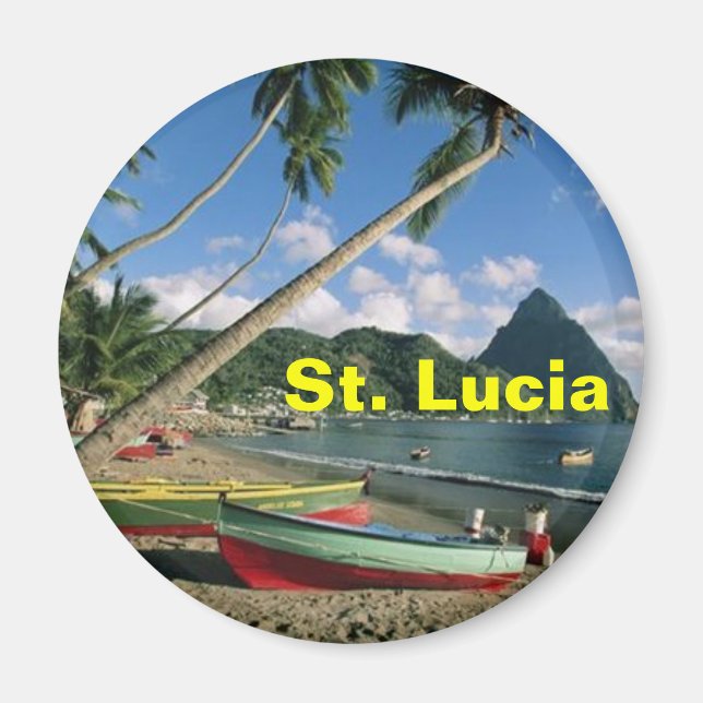 st. lucia magnet (Front)