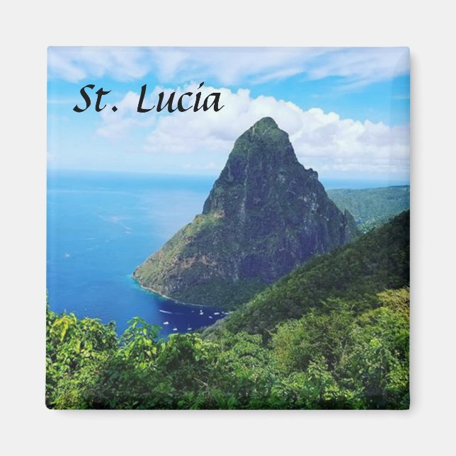 St. Lucia Magnet (Front)