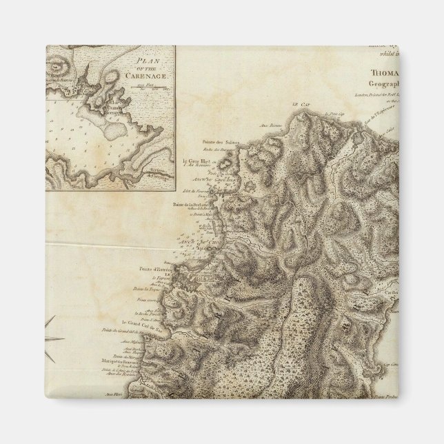 St Lucia Magnet (Front)