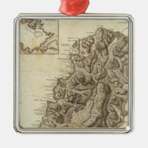 St Lucia Metal Tree Decoration