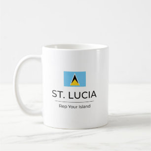 St. Lucia Minimalist   Everyday Pride Coffee Mug