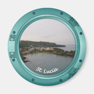 St Lucia Porthole Magnet