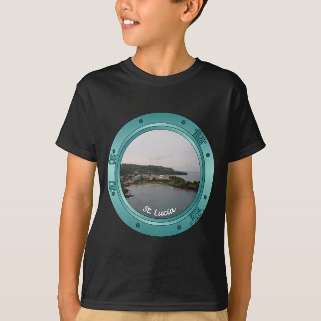 St Lucia Porthole T-Shirt (Front)