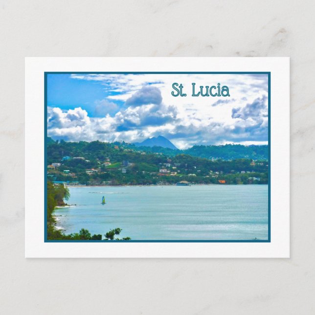 St. Lucia Postcard (Front)