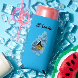 St Lucia Seltzer Can Cooler