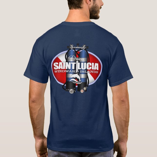St Lucia (ST) T-Shirt (Back)