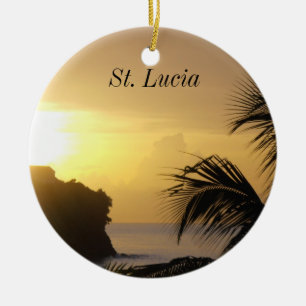 St. Lucia Sunset Ornament