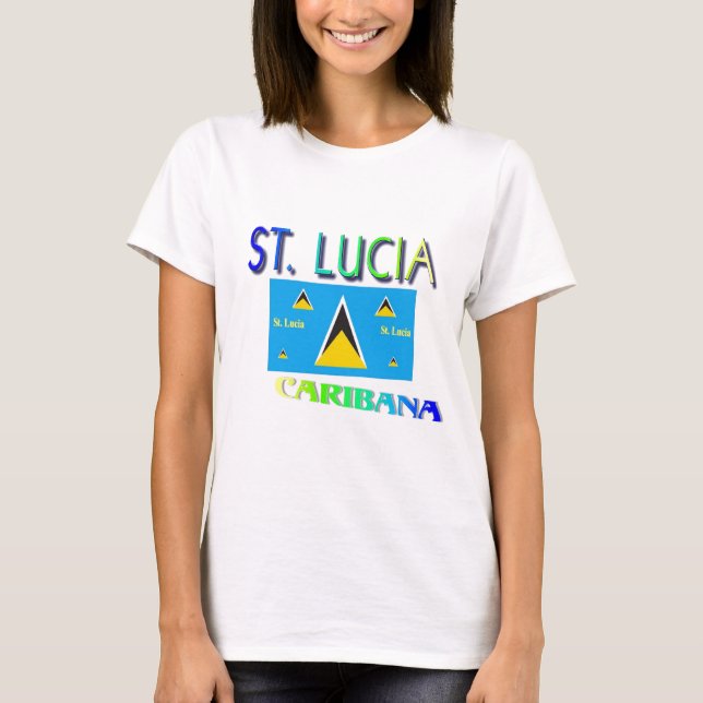 St. Lucia T-Shirt (Front)