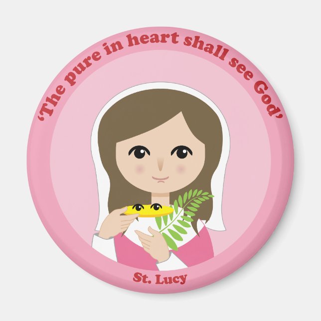 St. Lucy Magnet (Front)