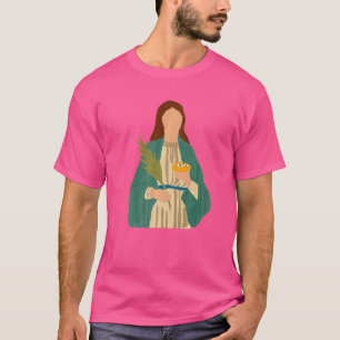 St Lucy St Lucia Patron Of Eyes And Blind Catholic T-Shirt