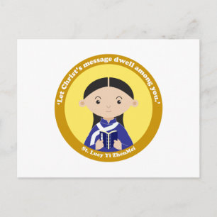St. Lucy Yi ZhenMei Postcard