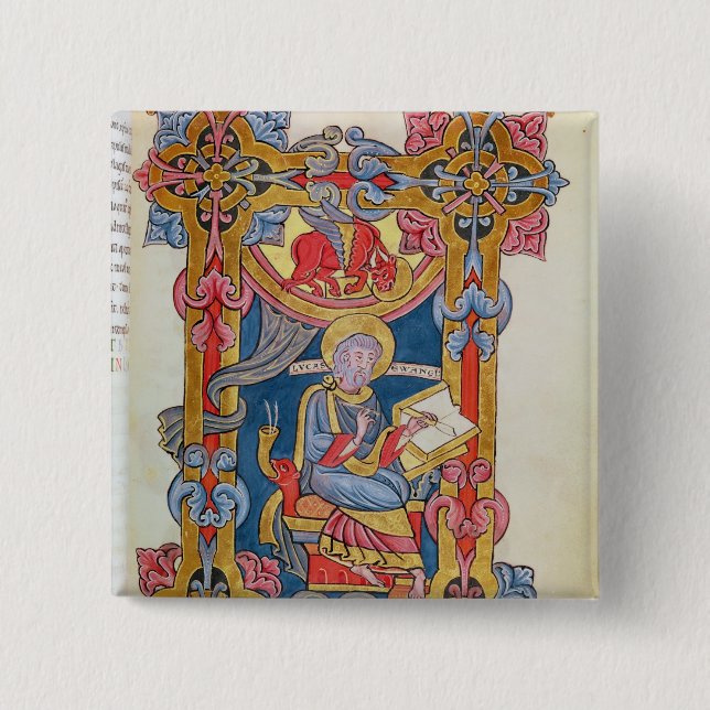 St. Luke 15 Cm Square Badge (Front)