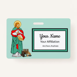 St. Luke, Beloved Physician (RLS 08; MedVers.) ID Badge