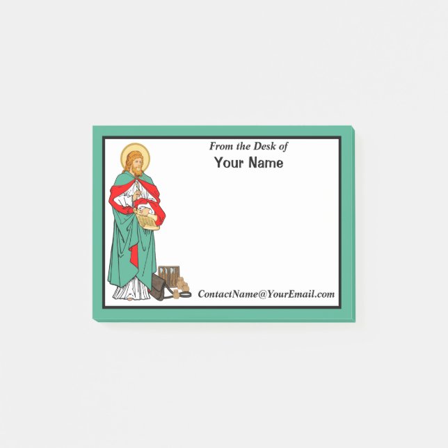St. Luke, Beloved Physician (RLS 08; MedVers.) Post-it Notes (Front)