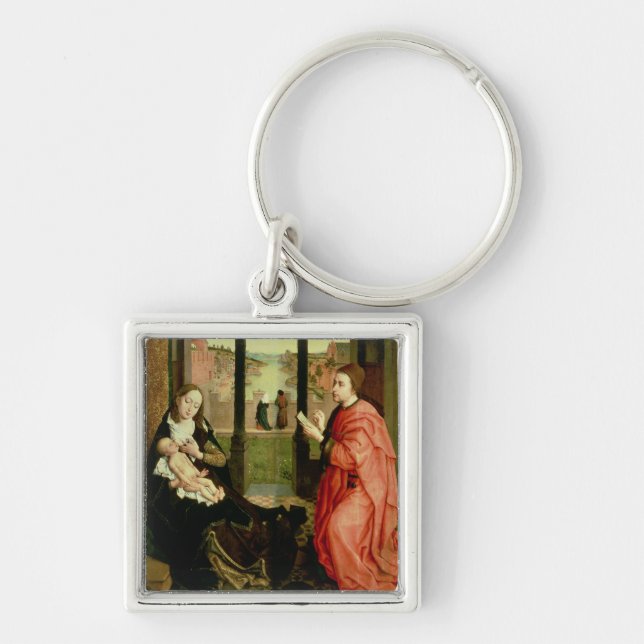St. Luke Drawing a Portrait of the Virgin Key Ring (Front)