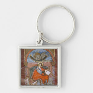 St. Luke, from the Gospel of St. Riquier Key Ring
